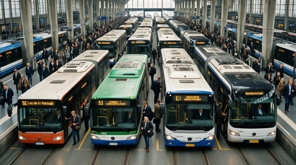 Транспорт и маршруты: изменения в расписаниях, новые автобусы, электрички и межрайонное сообщение - иллюстрация